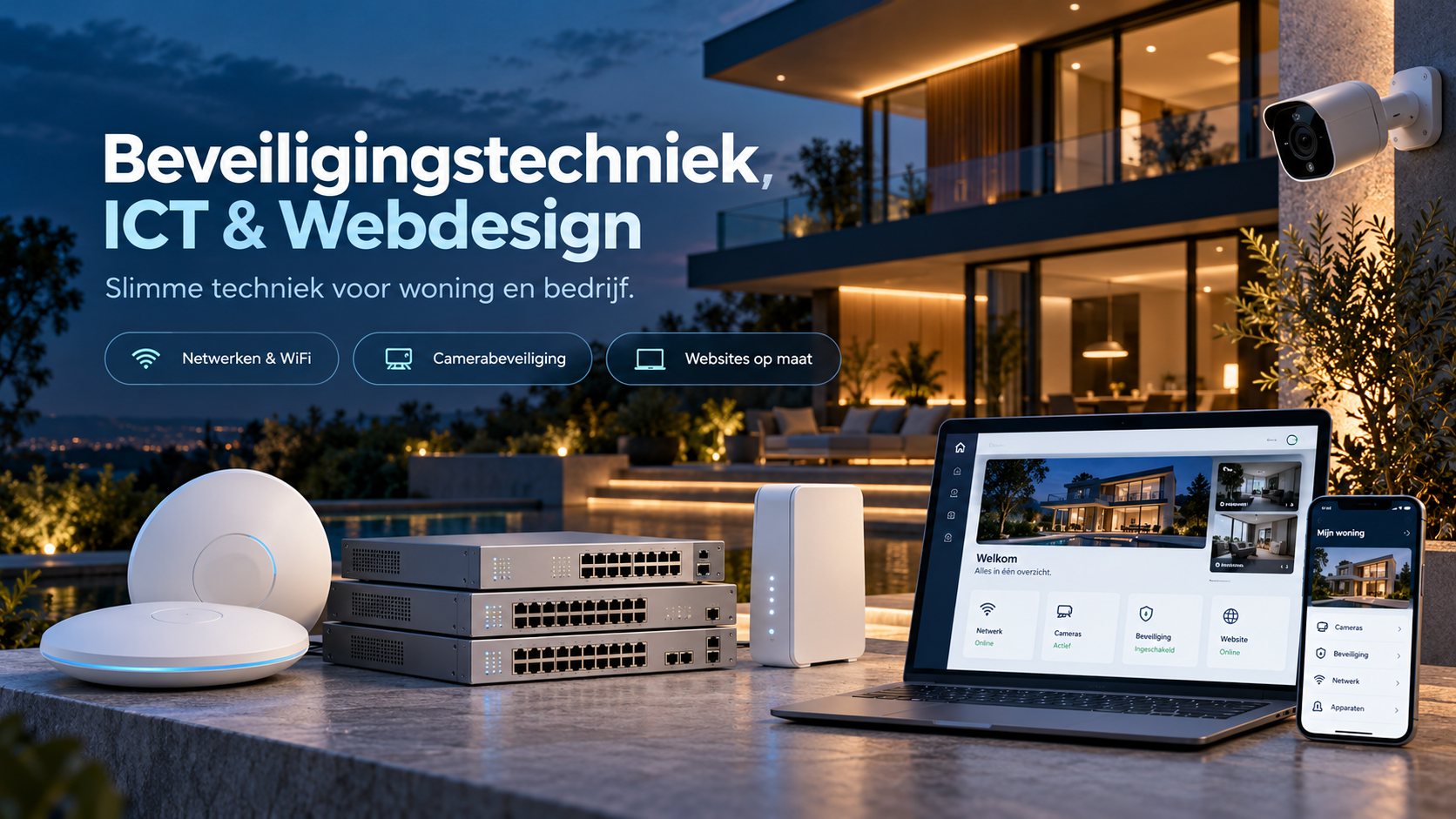 Beveiligingstechniek, ICT & Webdesign